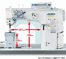 videomax.shop колонковая швейная машина двухигольная   Juki PLC-2760 SDA