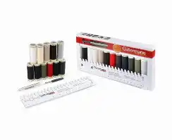 Набор ниток Gutermann Sew All 11 катушек по 100м с линейкой 734578-0